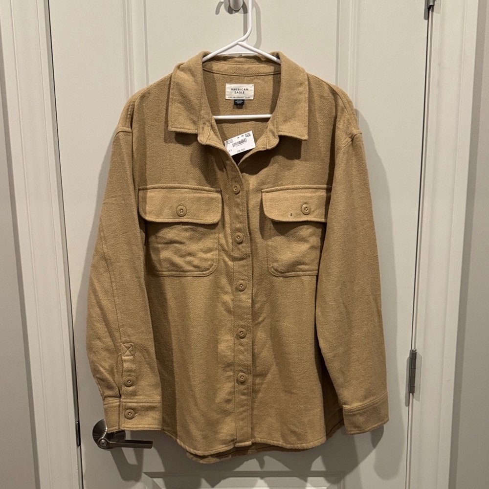 American Eagle Outfitters Tan SOFT Utility Jacket
